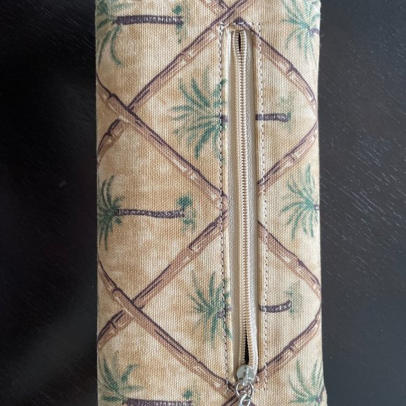Palm Tree/Bamboo Print Purse with Matching Wallet - NWOT - Picture 9 of 9